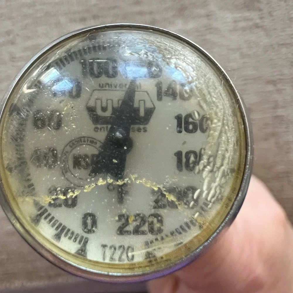Vintage Acu-rite Meat Thermometer and UFI T220 NSF Kitchen Thermometers Lot of 3